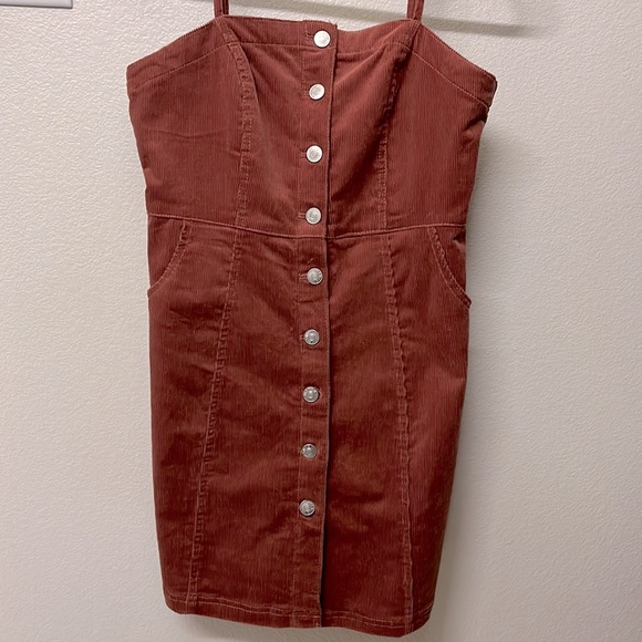 Corduroy Overall Dress - Picture 2 of 2